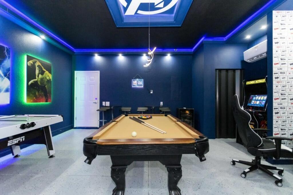 6 Bedrooms Pool And Game Room - 2 Miles To Disney 7817 Orlando Exterior photo