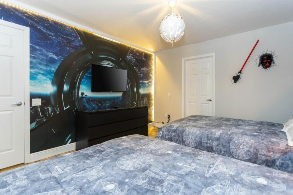 6 Bedrooms Pool And Game Room - 2 Miles To Disney 7817 Orlando Exterior photo